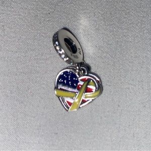 pandora military charm